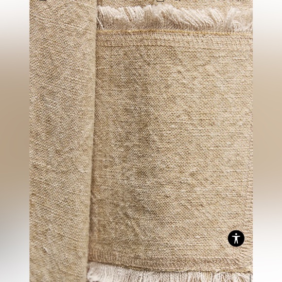 ZARA SHORT 100% LINEN JACKET ZW COLLECTION $129.00 Size XS NWT - Picture 9 of 13